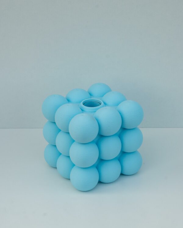 Bubble Vase in Baby Blue