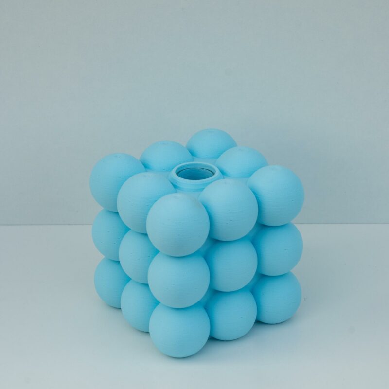 Bubble Vase in Baby Blue